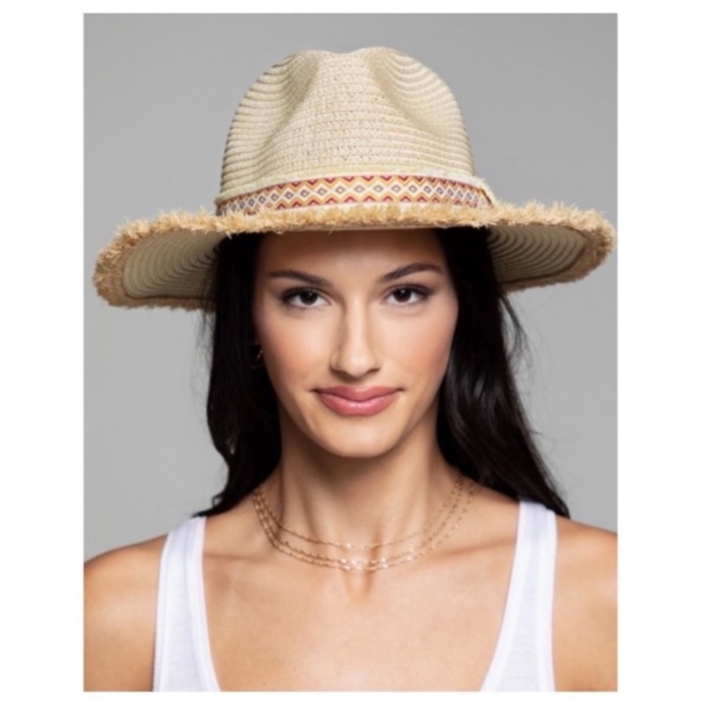 ☀️ Straw Fedora Sun Hat NWT☀️ Free shipping 🌸
